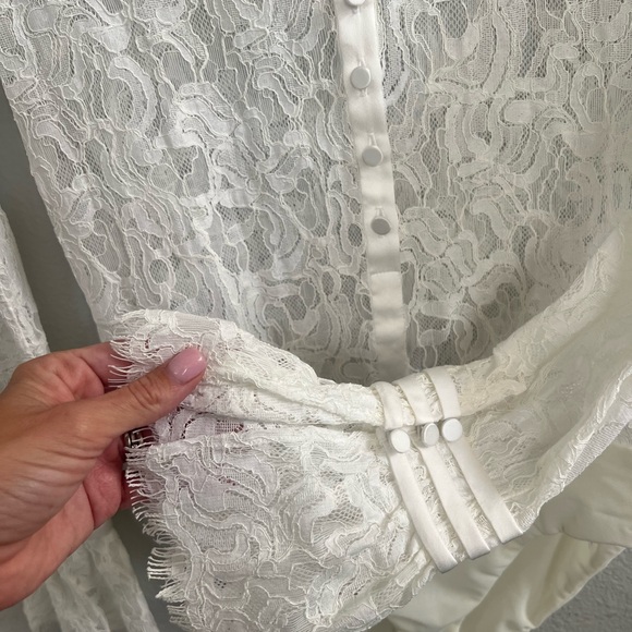 Jonathan Simkhai Long sleeve Lace bodysuit - Picture 4 of 9